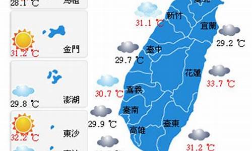 台湾天气预报10天快速_台湾天气情况